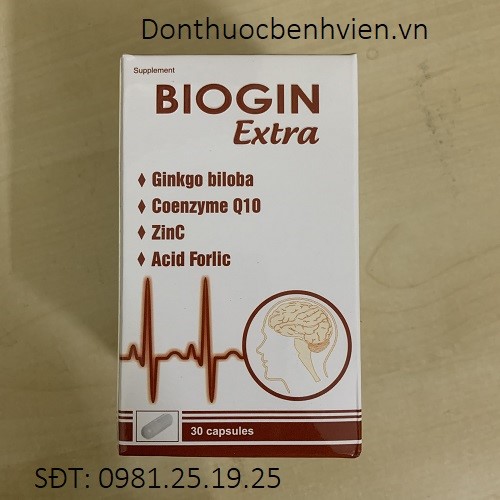 Thực phẩm bảo vệ sức khỏe Biogin Extra