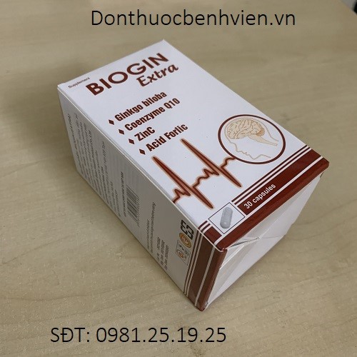 Thực phẩm bảo vệ sức khỏe Biogin Extra