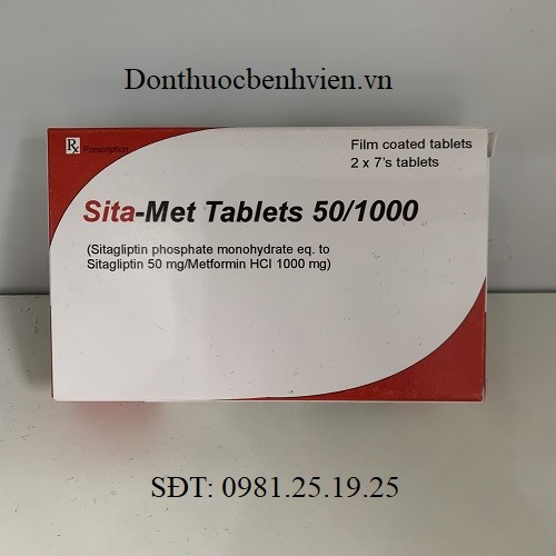 Thuốc Sita-Met Tablets 50/1000
