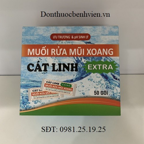 Muối rửa Mũi Xoang Cát Linh Extra 