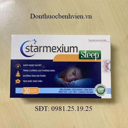 Thực phẩm bảo vệ sức khỏe Starmexium Sleep