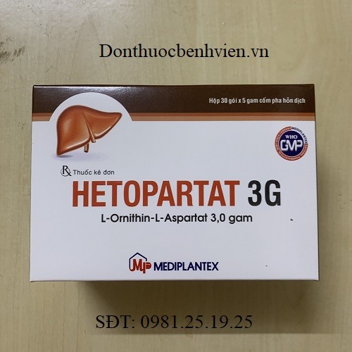 Thuốc Hetopartat 3g