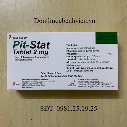 Thuốc Pit-stat Tablet 2mg