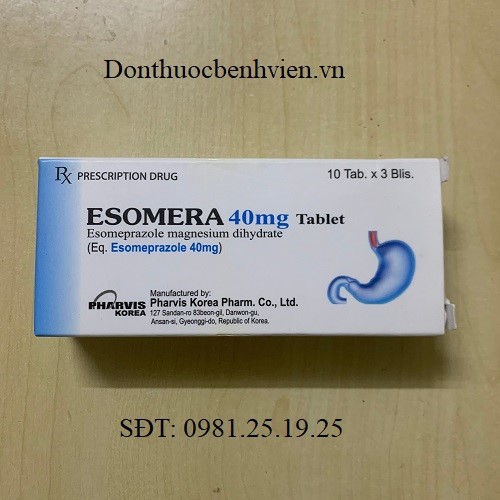 Thuốc Esomera 40mg Tablet