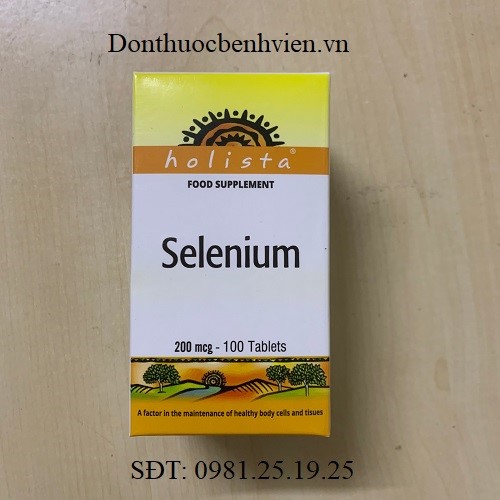 Thực phẩm bảo vệ sức khỏe Holista Selenium 200mcg