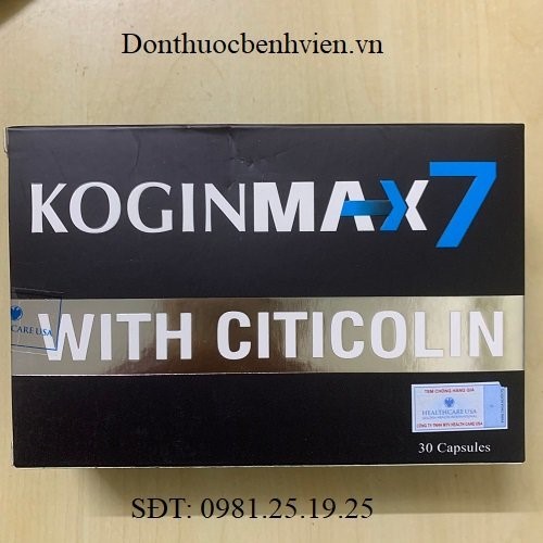 Thực phẩm bảo vệ sức khỏe KoginMax 7 With Citicolin
