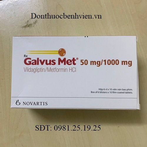 Thuốc Galvus Met 50mg/1000mg