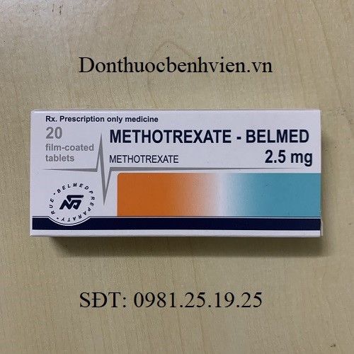 Thuốc Methotrexate - Belmed 2.5 mg