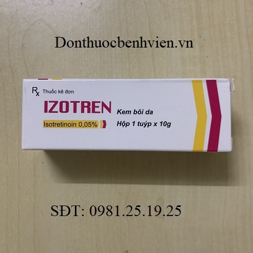 Thuốc Izotren Cream 10g