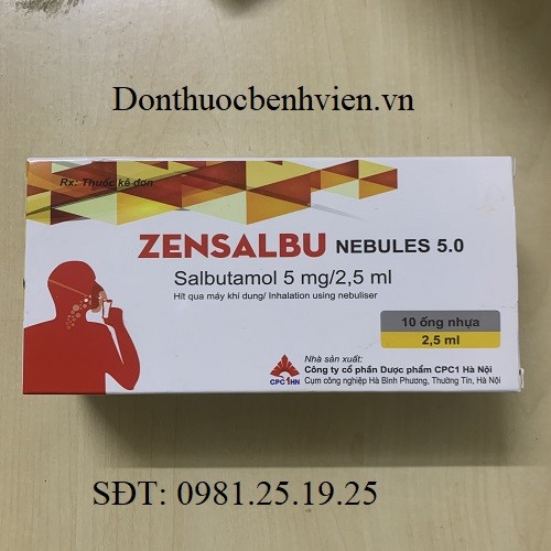 Thuốc Zensalbu nebules 5.0