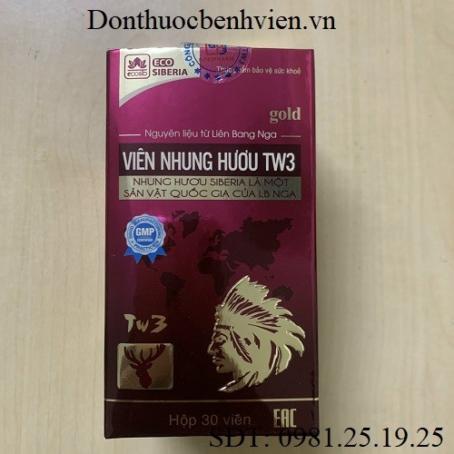 Thực phẩm bảo vệ sức khỏe Viên Nhung Hươu TW3