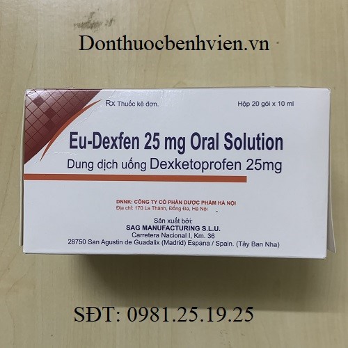 Thuốc Eu-Dexfen 25mg Oral Solution