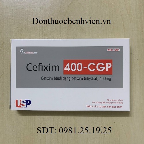 Thuốc Cefixim 400-CGP