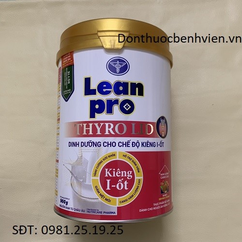 Sữa dinh dưỡng Leanpro Thyro Lid 900g