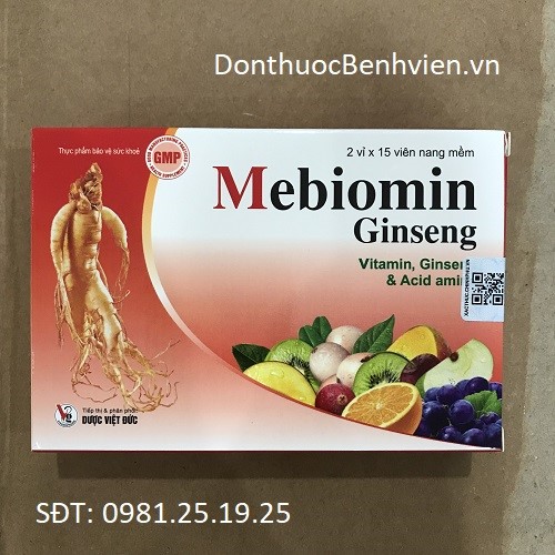 Thực phẩm bảo vệ sức khỏe Mebiomin Ginseng