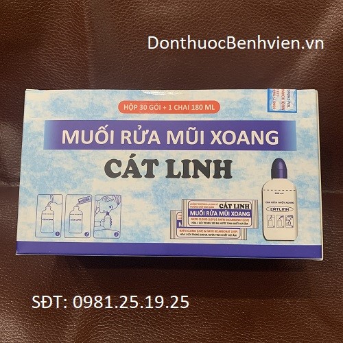 Muối rửa mũi xoang Cát Linh H30G