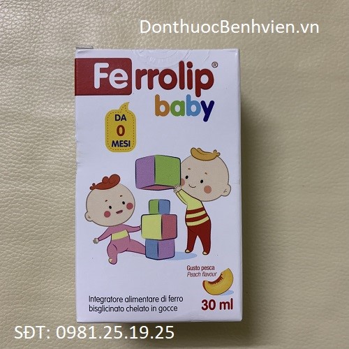 Dung dịch uống Ferrolip Baby 30ml