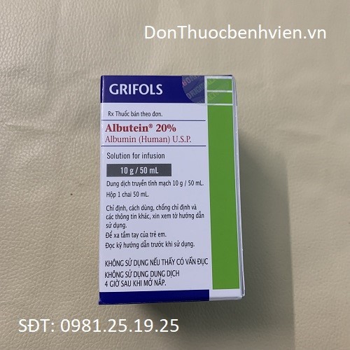Dung dịch truyền Grifols Albutein 20%