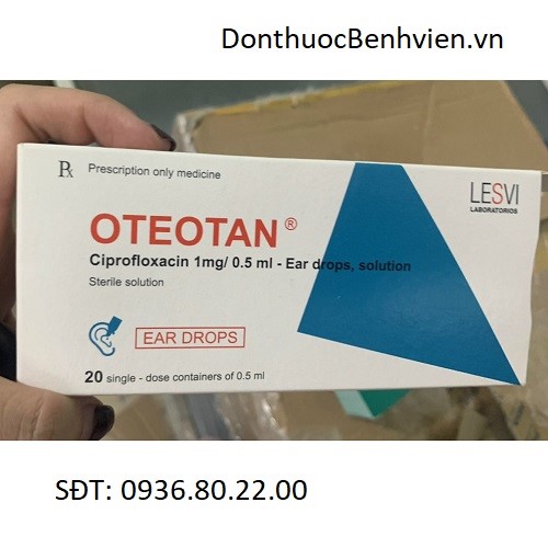 Dung dịch thuốc Nhỏ tai Oteotan