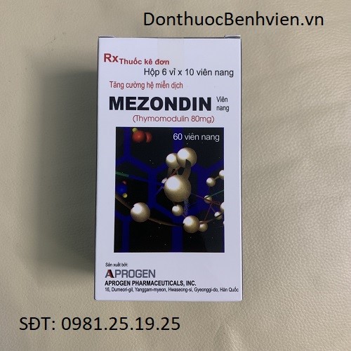Viên Tăng cường hệ miễn dịch Mezondin 80mg