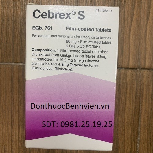 Thuốc Cebrex S 80mg