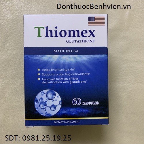 Viên uống Chống oxy hóa Thiomex Glutahione