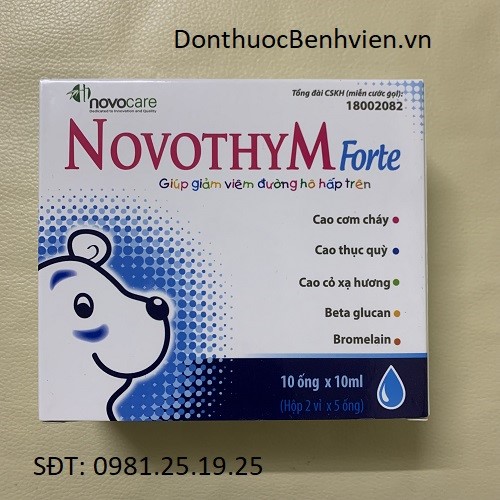 Dung dịch uống Novothym Forte 10ml