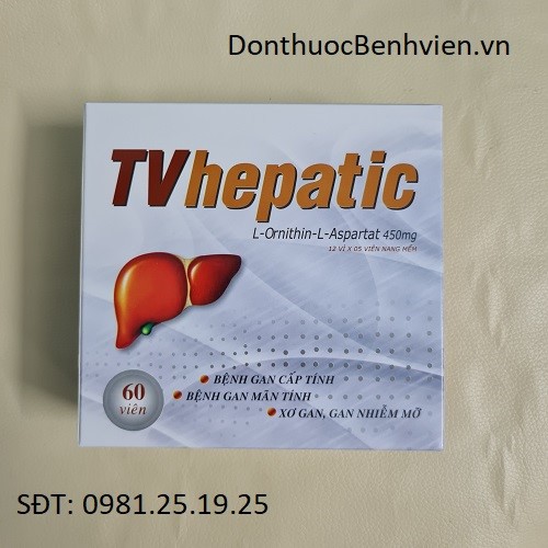 Viên uống bổ gan TvHepatic 450mg