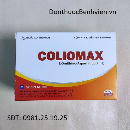 Thuốc Coliomax 500mg Davipharm