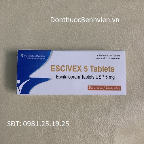 Thuốc Escivex 5 Tablets