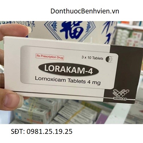 Thuốc Lorakam 4mg