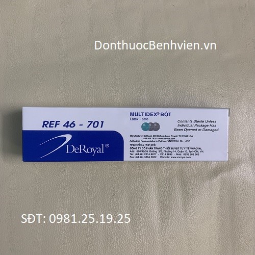 Băng vết loét Deroyal Multidex Bột