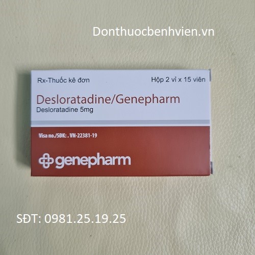 Viên uống Desloratadine Genepharm 5mg