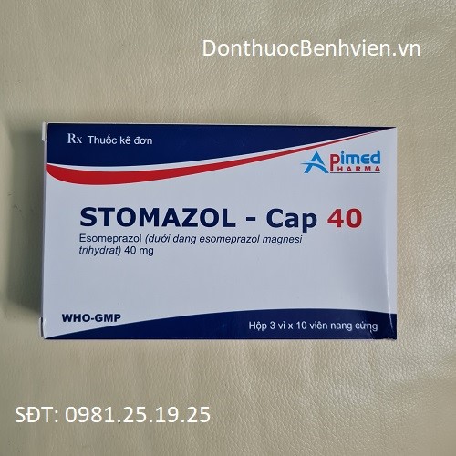 Viên uống Thuốc Stomazol Cap 40