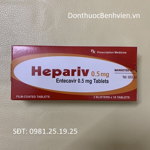 Thuốc Hepariv 0.5mg