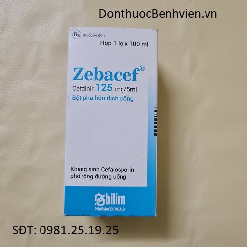 Thuốc Zebacef 125mg/5ml