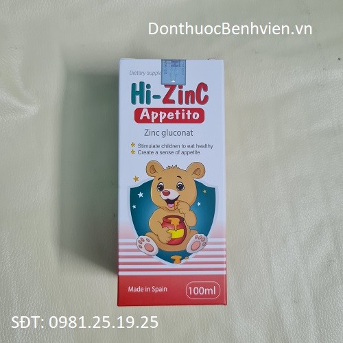 Dung dịch uống Hi-Zinc 100ml