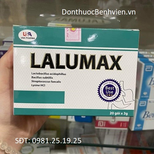 Gói Bột uống Lalumax - Hỗ trợ tiêu hóa