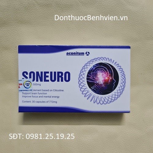 Viên uống bổ não Soneuro 500mg