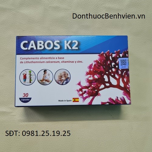 Thực phẩm bảo vệ sức khỏe Cabos K2