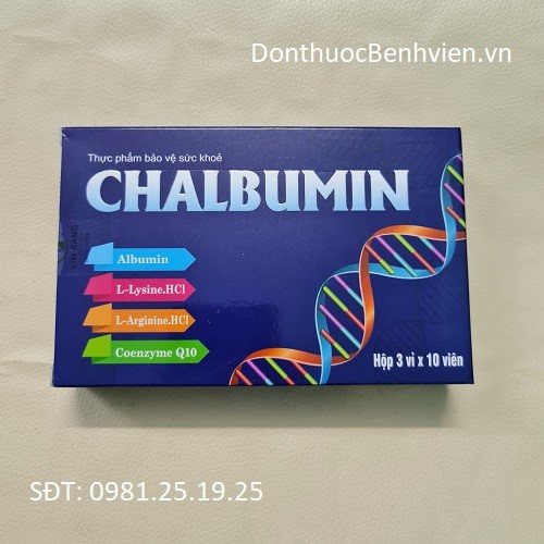 Viên uống bảo vệ sức khỏe Chalbumin