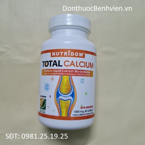 Thực phẩm bảo vệ sức khỏe Nutridom Total Calcium