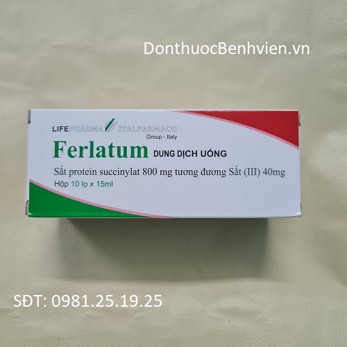 Dung dịch uống Thuốc Ferlatum 15ml