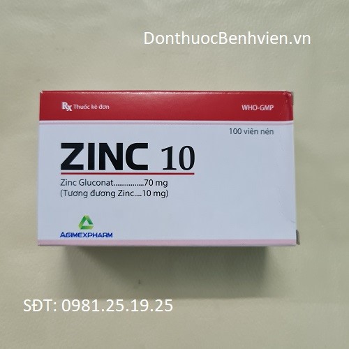Viên nén Thuốc Zinc 10mg