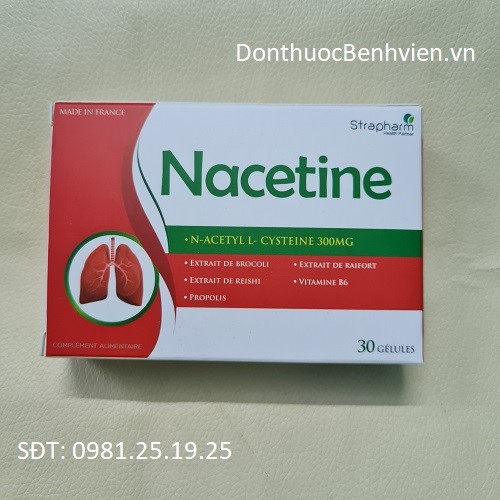 Viên uống bổ Phổi Nacetine Strapharm