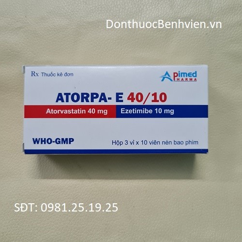 Thuốc Atorpa-E 40mg/10mg