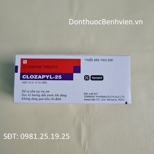 Thuốc Clozapyl 25mg