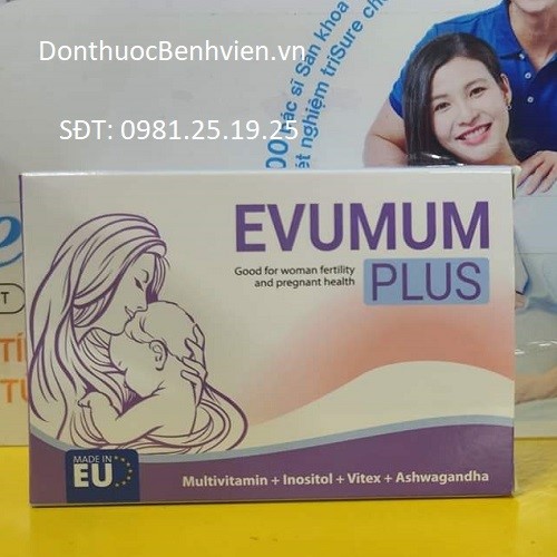 Viên uống Evumum Plus - Bổ sung vitamin Và khoáng chất