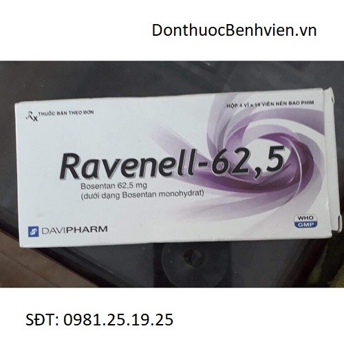 Thuốc Ravenell 62.5mg Davipharm