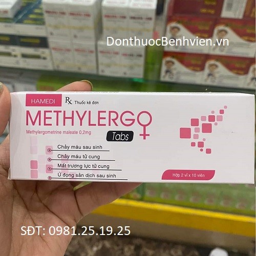 Viên uống Thuốc Methylergo 0.2mg